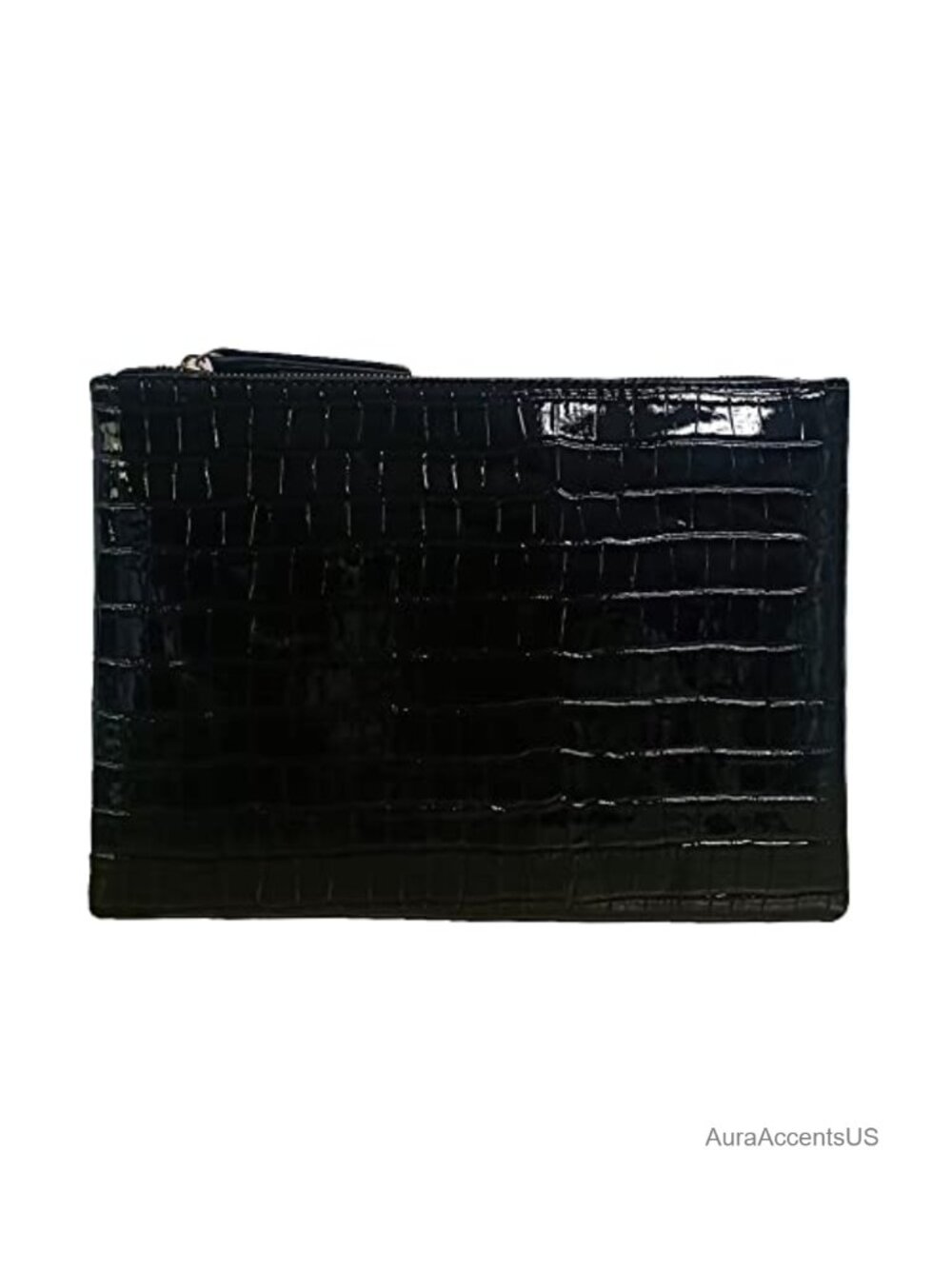 Envelope Clutch Purse Fashion Crocodile Embossed PU Leather Oversized Evening